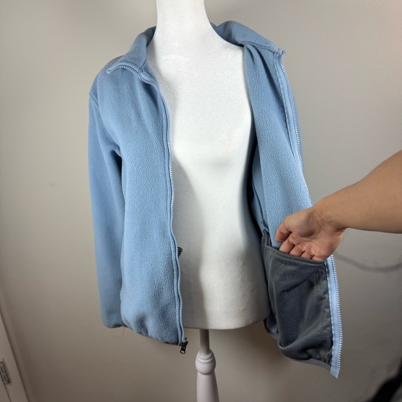 The North Face Full Zip Fleece Jacket in Light Blue - Size Medium (Women’s) - Picture 8 of 10